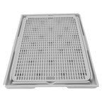TOPINCN Double Layer Cat Litter Mat – Washable Anti-Slip Cat Litter Catcher Mat for Litter Box Floor Protection (41×28cm)