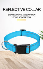 Decorative Choker Dog Collar for Small Puppies – Adjustable Nylon Pet Neck Collar