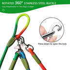 Hands Free Dog Leash Reflective Nylon Pet Walking Running Jogging Adjustable Walking Free Hands Rope Chain for Small Large Dogs