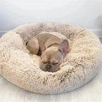 Super Soft Plush Cat Bed – Washable Donut Pet Bed for Cats and Small Dogs