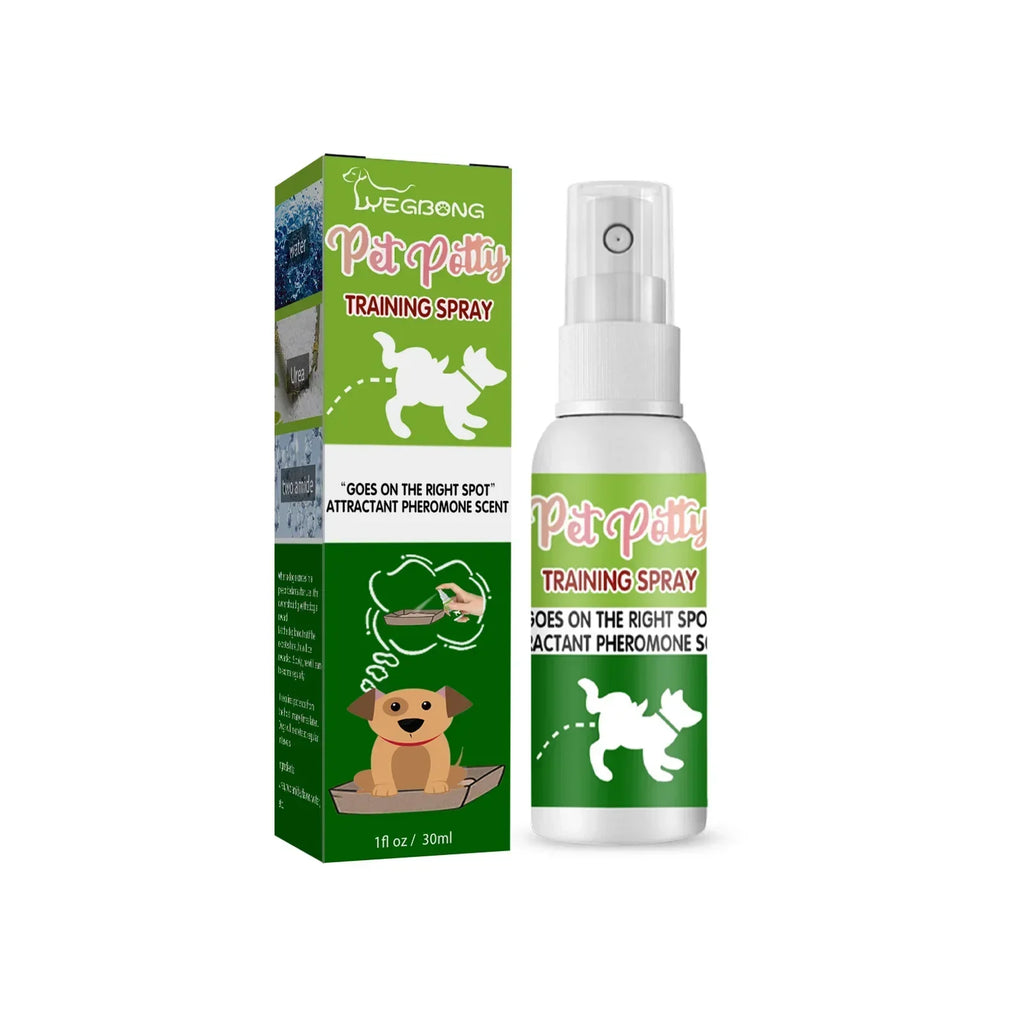Pet Toilet Training Spray 30ml – Puppy Potty Training Aid & Designated Toilet Area Encouragement Spray for Dogs and Cats