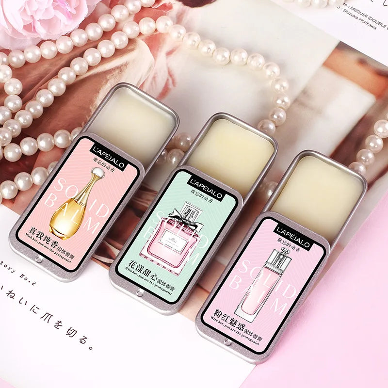 Women’s Solid Perfume Balm | Long Lasting Fruity Fragrance Portable Body Perfume Balm