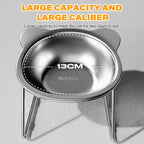 Elevated Stainless Steel Pet Bowl with Stand – Anti-Slip & Neck Support