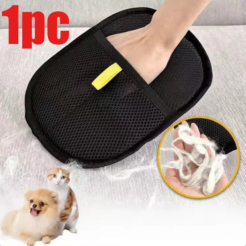 Portable Pet Hair Remover Glove – Reusable & Washable Fur Cleaning Tool for Cats & Dogs