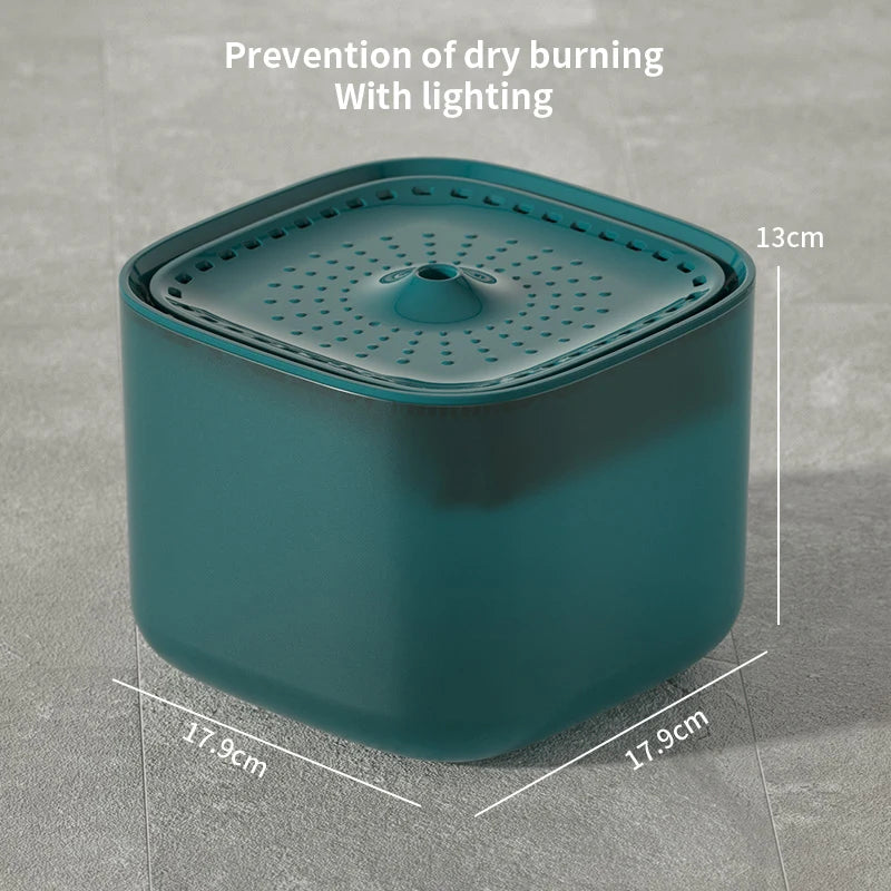 3L Automatic Cat Water Fountain with Filter – Large Capacity USB Electric Pet Water Dispenser, Ultra Quiet Recirculating Drinking Fountain for Cats & Small Dogs