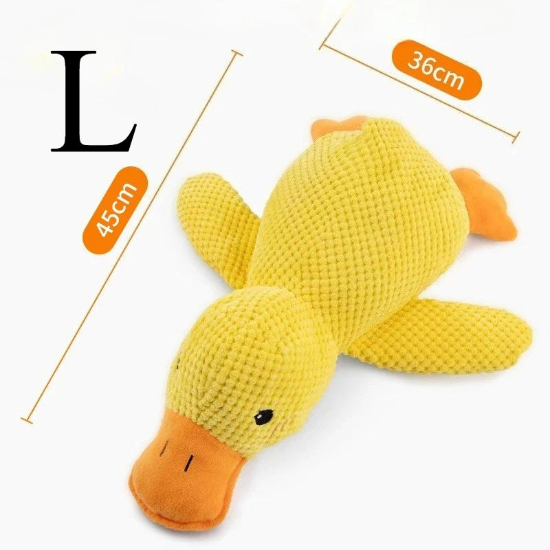 Duck Dog Toy Plush Chew Resistant Squeaky Toy – Soft Quacking Companion for Small and Large Dogs