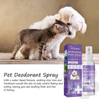 Lavender Pet Deodorizer Spray for Dogs and Cats – Long Lasting Odor Remover & Fresh Scent Perfume Spray 50ml