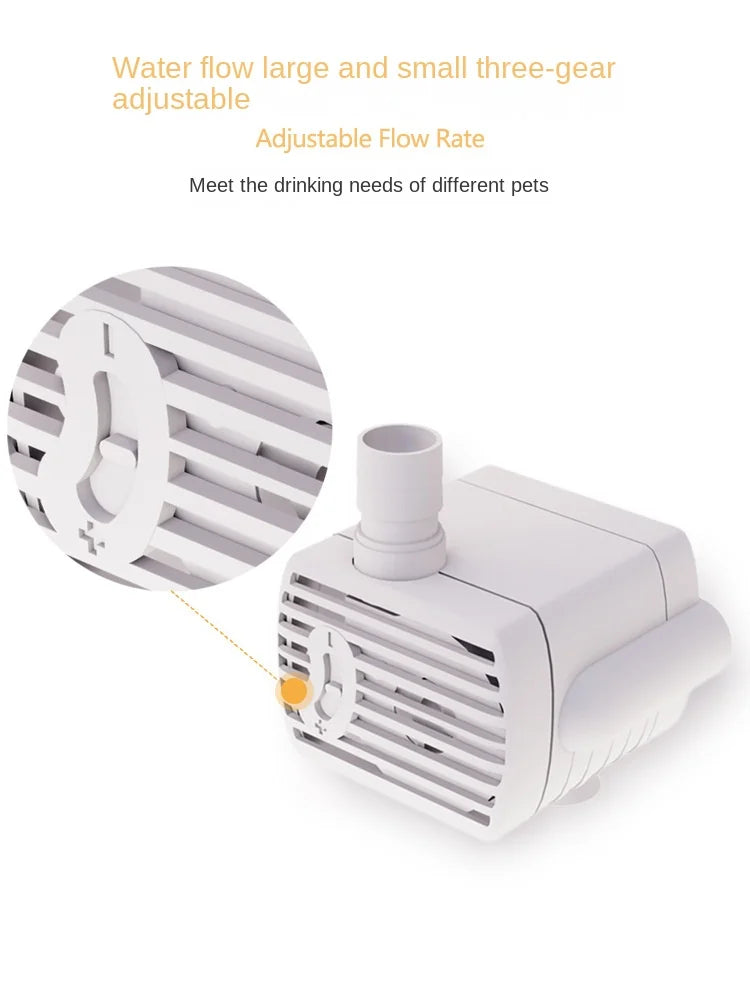 Pet Cat Water Pump Fountain Anti-dry Burning Motor Replacement for Cat Flowers Drinking Bowl Water Dispenser Pet Products