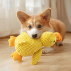 Interactive Plush Goose Dog & Cat Toy – Squeaky Chew & Tug Training Toy