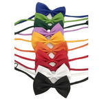 Adjustable Pet Bowtie Collar for Dogs and Cats – Stylish Bow Tie Neck Collar for Small Medium Large Pets