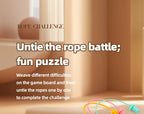 Rope Breaking Challenge Puzzle Toy – Logic Training Knot Untangle Game for Kids and Family Brain Development Toy