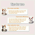 5PCS/10PCS Washable Cat Litter Filters for Litter Box Liners – Reusable Cat Litter Net Bags, Easy-Clean Pet Litter Box Accessories XL