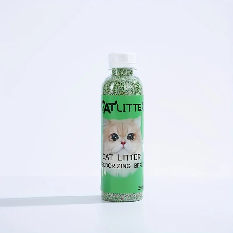 Cat Litter Deodorizing Beads 250ml – Litter Box Odor Eliminator & Pet Odor Neutralizing Freshener