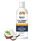Deodorizing Pet Shampoo and Conditioner 300ml – PH Balanced Moisturizing Bath Foam for Dogs & Cats