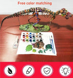 70cm DIY T-Rex Dinosaur Skeleton Model – Jurassic Fossil Assembly Ornament