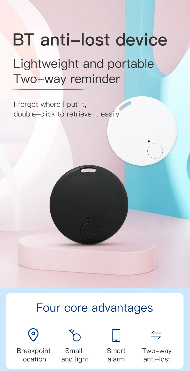 Mini Bluetooth Anti-Lost Tracker for Keys & Pets
