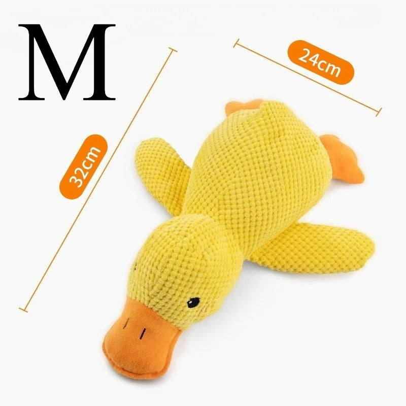 Duck Dog Toy Plush Chew Resistant Squeaky Toy – Soft Quacking Companion for Small and Large Dogs