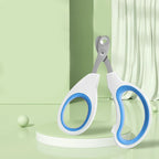 Circular Hole Pet Nail Scissors – Professional Dog & Cat Nail Clippers, Safe & Easy Toe Claw Trimmer for Small Pets, Anti-Slip Pet Grooming Tool