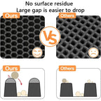 Waterproof Double Layer Cat Litter Mat – EVA Litter Trapping Pad with Non-Slip Design for Cat Litter Boxes