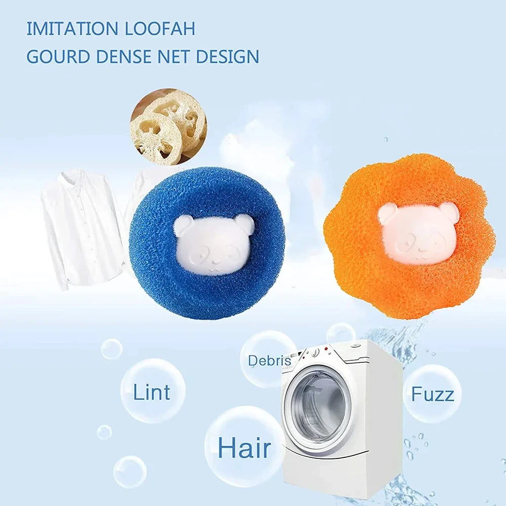 Reusable Pet Hair Remover Balls for Washing Machine – 5pcs Cat & Dog Fur Collector Laundry Tool