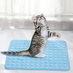 Summer Cooling Pet Ice Mat for Dogs and Cats | Breathable Sofa Bed Cooling Sleeping Pad
