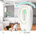Smart Pet Odor Purifier for Cats & Dogs – Rechargeable Litter Box Deodorizer, Air Cleaner & Motion Sensor Freshener