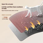 Premium 2-Layer Cat Litter Mat – Waterproof EVA Litter Trapping Mat with Non-Slip Base for Indoor Cats and Kittens