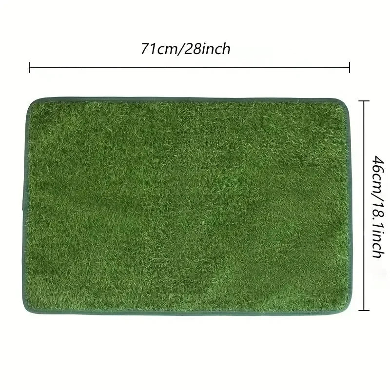 Artificial Grass Pet Lawn Mat – Washable and Reusable Dog Potty Training Grass Mat for Indoor and Outdoor Pets