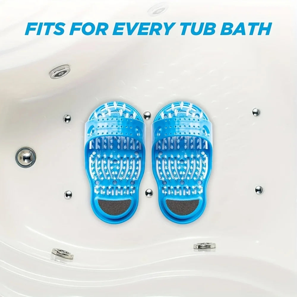High Reliability Shower Foot Cleaner Foot Washing Brush Foot Scrub Massage Dead Skin Remover With Suction Cup for Bathing Hotels