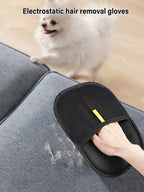 Reusable Pet Hair Removal Gloves – Double-Sided Static Grooming & Fur Cleaner for Dogs & Cats