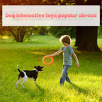 EVA Dog Training Ring Toy – Durable Flying Disc Pull Ring for Fetch, Teeth Cleaning & Interactive Play