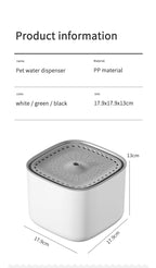 3L Cat Water Fountain Auto Recirculate Filter Large Capacity Filtring Cat Water Drinker USB Electric Mute Cats Water Dispenser