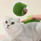 Soft Rubber Dog & Cat Bath Brush – Silicone Grooming Comb, Massage & Hair Removal Tool