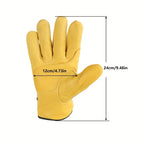 PU Leather Work Gloves for Gardening, Driving, Motorcycle Riding and Welding