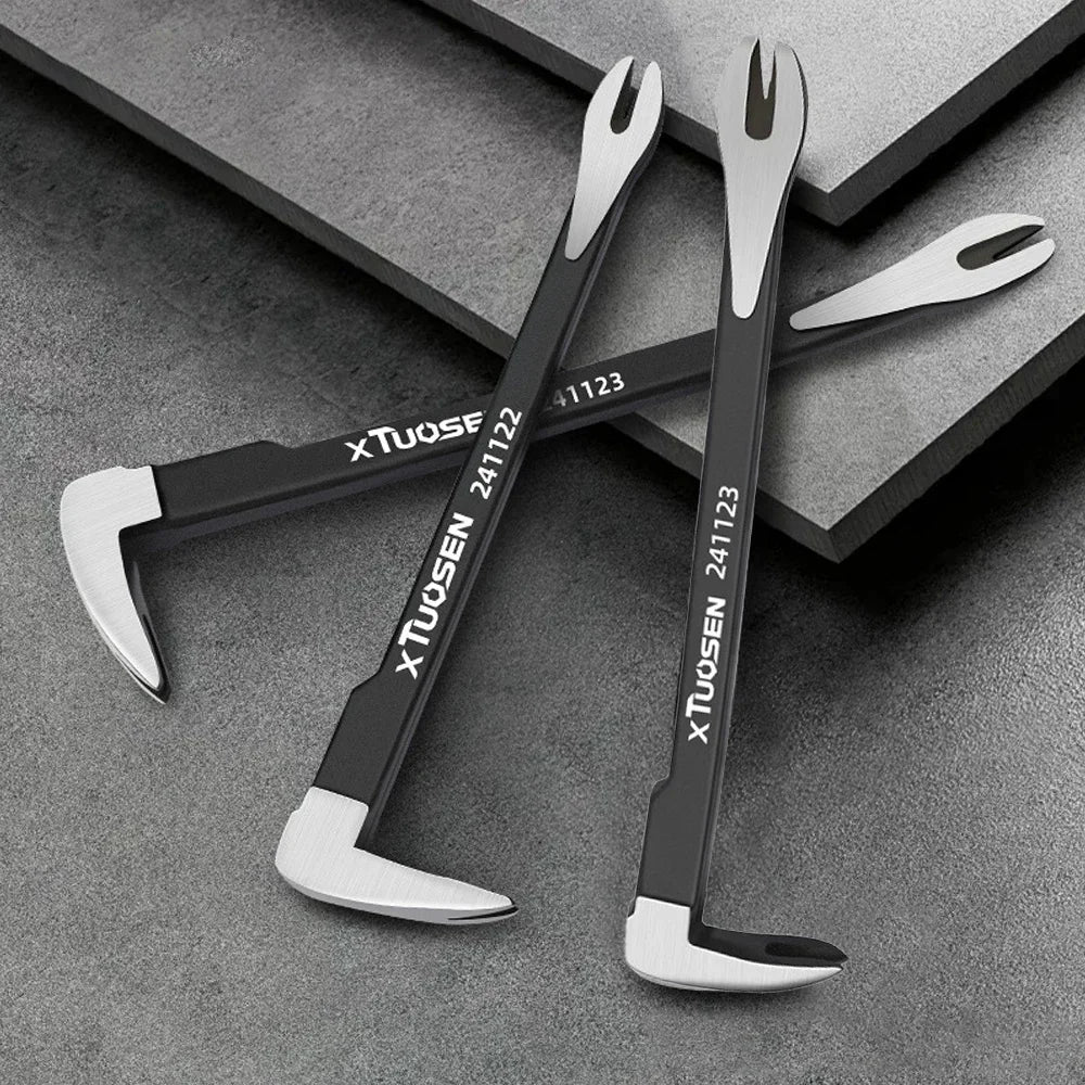 Heavy Duty Nail Puller Tool – Carbon Steel Crowbar Nail Remover for Woodworking, Construction & Home Repair