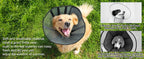 Soft Dog Cone Collar for Large and Extra Large Dogs | Adjustable Recovery E-Collar Alternative After Surgery