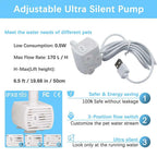 Pet Cat Water Pump Fountain Anti-dry Burning Motor Replacement for Cat Flowers Drinking Bowl Water Dispenser Pet Products