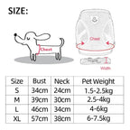 Adjustable Cat and Dog Harness Vest with Leash | Breathable Reflective Mesh Walking Harness for Small Medium Pets