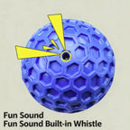 Indestructible Rubber Ball Dog Toy – Interactive Chew & Teeth Cleaning Toy