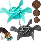 Silicone Slow Feeder Insert for Dog Bowl – Suction Cup Anti-Choking Feeding Aid