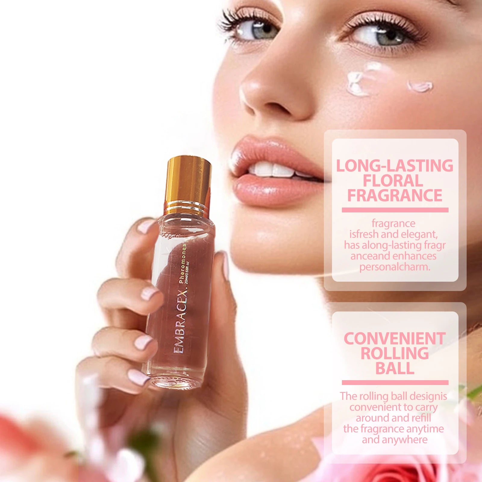 20ml Pheromone Perfume Oil Roll-On for Women | Long-Lasting Essential Oil Fragrance Gift