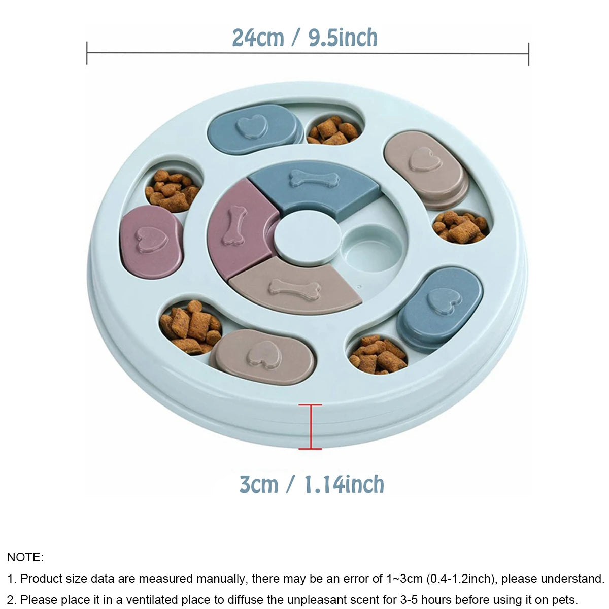 Dog Food Hiding Bowl – Interactive Slow Feeder Puzzle Toy for Dogs