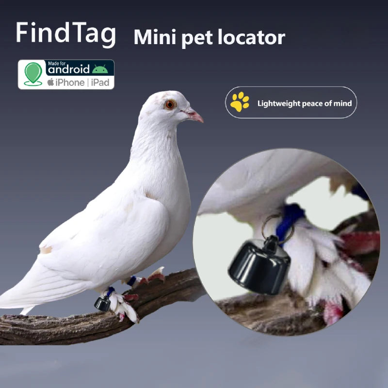 Mini GPS Pet Tracker – Global Locator for Dogs, Cats and Valuables