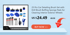 1PCS Car Detailing Brush for Pet Hair Removal Rubber Pet Hair Removal Brush Dog & Cat Hair on Furniture Bedding Carpets Blankets