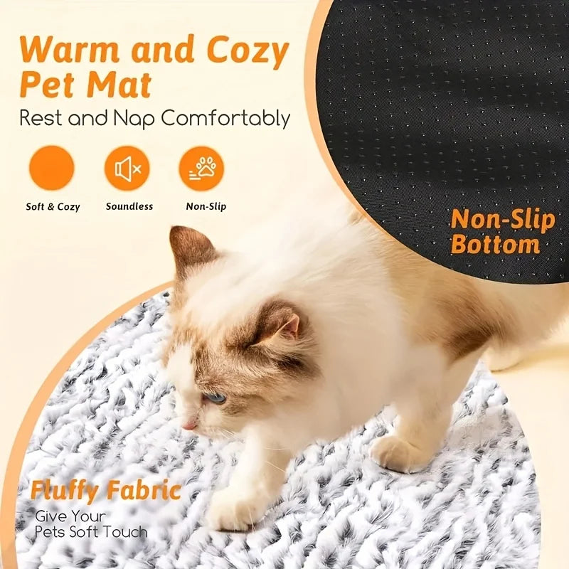 Winter Warm Pet Mattress for Dogs and Cats | Non-Slip Washable Cozy Bed Mat for Small to Large Pets
