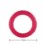 EVA Dog Training Ring Toy – Durable Flying Disc Pull Ring for Fetch, Teeth Cleaning & Interactive Play