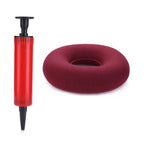 Donut Pillow Hemorrhoid Tailbone Cushion Home Office Use Donut Pillow Seat Cushion with Pump for Hemorrhoids Pressure Sores