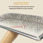 Wooden Pet Grooming Brush for Dogs & Cats | Long Hair Detangling Comb GSZ05