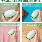 Reusable Pet Hair Remover Roller Ball – Washable Gel Lint Cleaner for Clothes, Sofa & Pet Hair