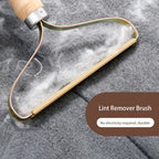 Portable Lint Remover Pet Hair Brush – Manual Fabric Shaver for Clothes, Sofa & Carpet Cleaning
